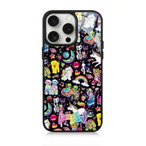 2-in-1 Premium Glass Finish Acrylic Hard Case for iPhone, Stylish TPU Shockproof Protective Full Protection Cover for iPhone 6-16 Pro Max