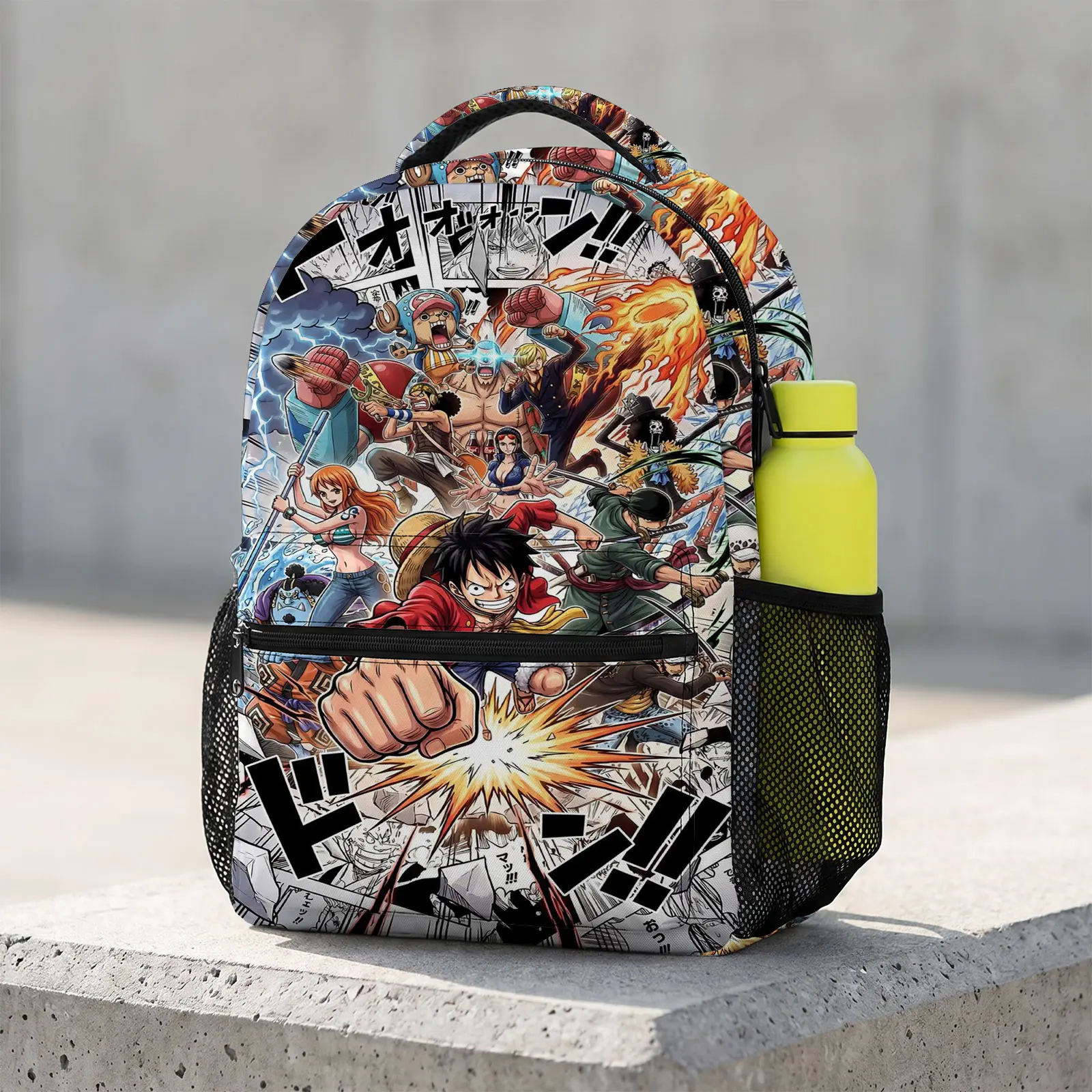 One-Piece Large Capacity Cute Cartoon Animal Travel Bag | Heavy Duty School Backpack with Chest Buckle | Kawaii Printed Bookbag for Boys & Girls