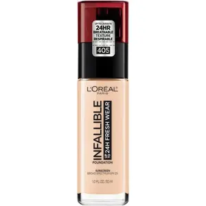 L'Oreal Paris Infallible Fresh Wear 24HR Foundation  Porcelain 1.0oz Porcelain Porcelain