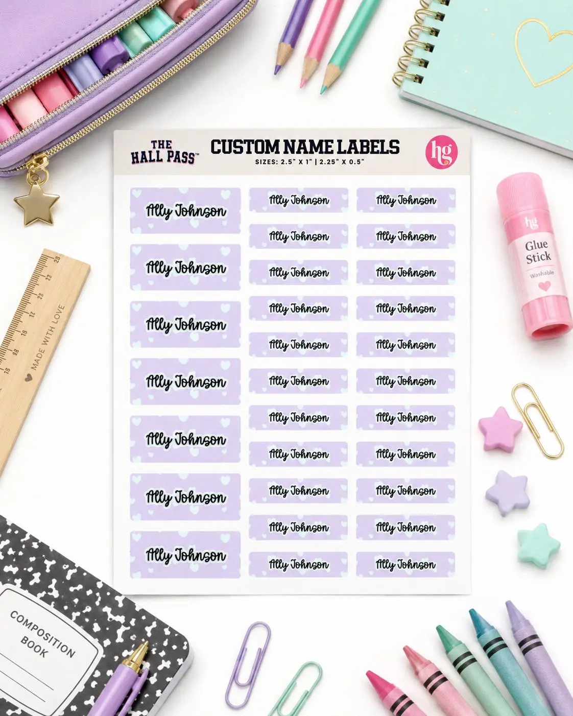 Personalized Waterproof Name Labels