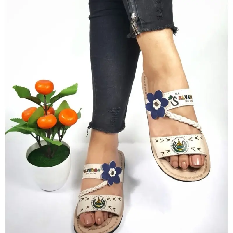 Handmade Salvadoran Leather Sandals- Artisan Premium Comfort Flat