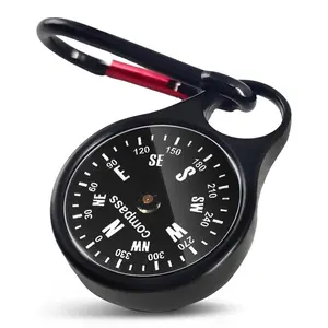 Portable Compass Keychain, Waterproof Mini Compass, Suitable for Hiking Survival, Mountaineering Camping, Outdoor Adventure Party Navigation Tool, Survival Gear, Emergency Survival Gear