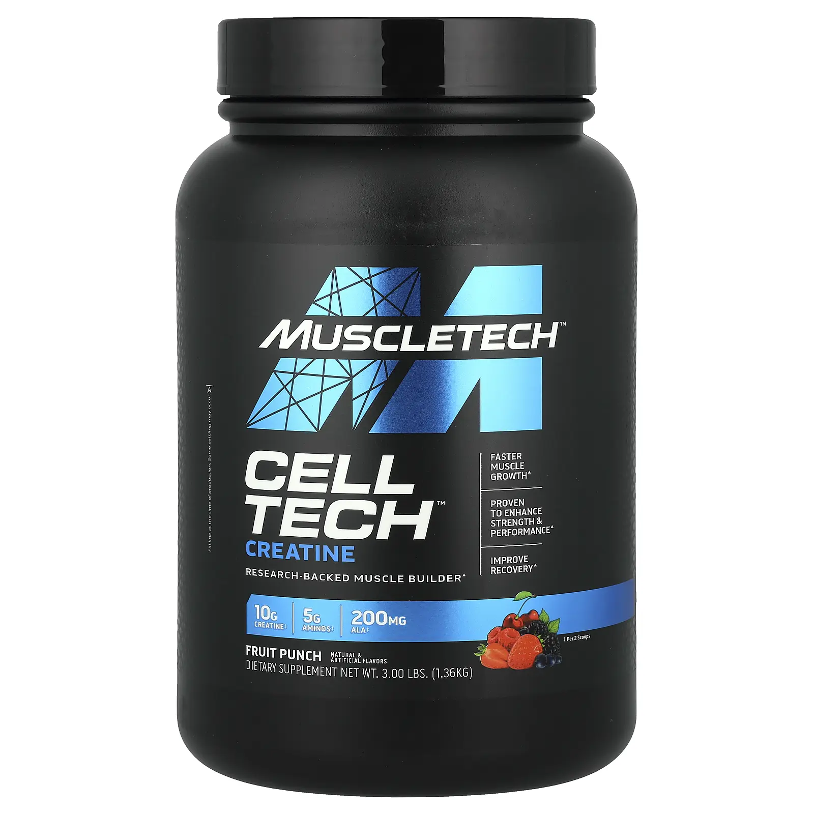 MuscleTech Cell-Tech™ Creatine, Fruit Punch, 3 lbs (1.36 kg) MuscleTech Cell-Tech™ Creatine, Fruit Punch, 3 lbs (1.36 kg)