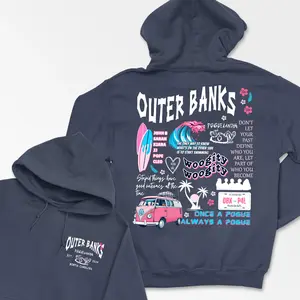 Outer Banks Iconic Sweatshirt, Outer Banks Movie Vintage Shirt, OBX P4L 2 Sided T Shirt Sweatshirt Hoodie