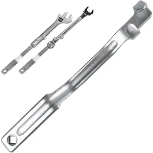 Wrench Extender Torque Extension Leverage Tool, Ratcheting Wrench 1/2 Breaker Bar, Amplifier for Mechanics Garage Tradesman Handyman Auto Repair