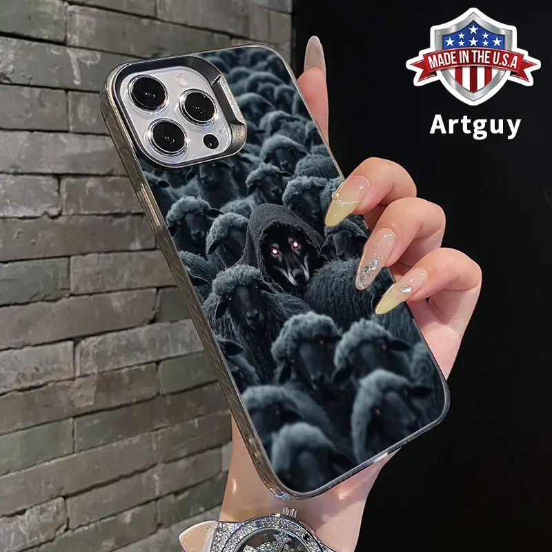 Wolves in sheep's clothing Case for iPhone 16 E 15 14 Pro Max 13 12 11 XR XS Plus Shockproof Non Slip Protectiove slim Cover