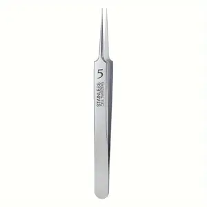 Stainless Steel Pore Cleansing Tool, Fine Blackhead Remover Tweezers, Ideal for Acne Extraction & Spot Treatment, Home & Salon Use