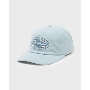 Heritage 5-Panel Strapback Hat - Dusty Blue
