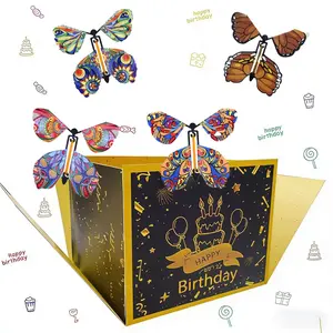 Square Birthday Surprise Explosion Box, Multi-Layer Gift Box Set, Perfect for Birthdays, Valentine's Day, Christmas, Kids Gifts