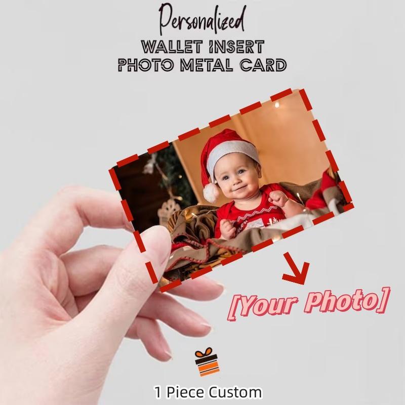 Customized Po Wallet Card Text VIP Metal Card Personalized Aluminum Sheet Thin Design Picture Business Waterproof Card Gift