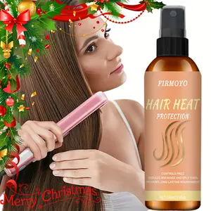 Protective Heat-Resistant Hair Spray, Natural Heat Protectant, 450°f Protection, Salon-Quality Formula, Prevents Damage & Curly Hairs, Moisturizes & Smooths