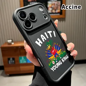 Phone Case for iPhone 17 Pro Max 16 15 14 Plus 13 12 Mini 11 XR X XS Air E Haitian Young Monarch Pattern Drop Protection Shockproof Soft Silicone Smartphone Cover Casing