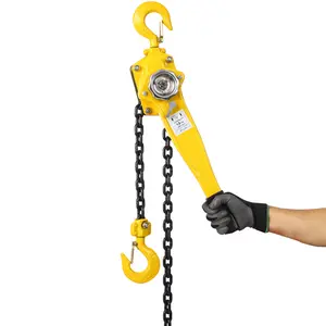Lever Chain Hoist 3 Ton 6600LBS Capacity 20 FT Chain Come Along with Heavy Duty Hooks Ratchet Lever Chain Block Hoist Lift Puller