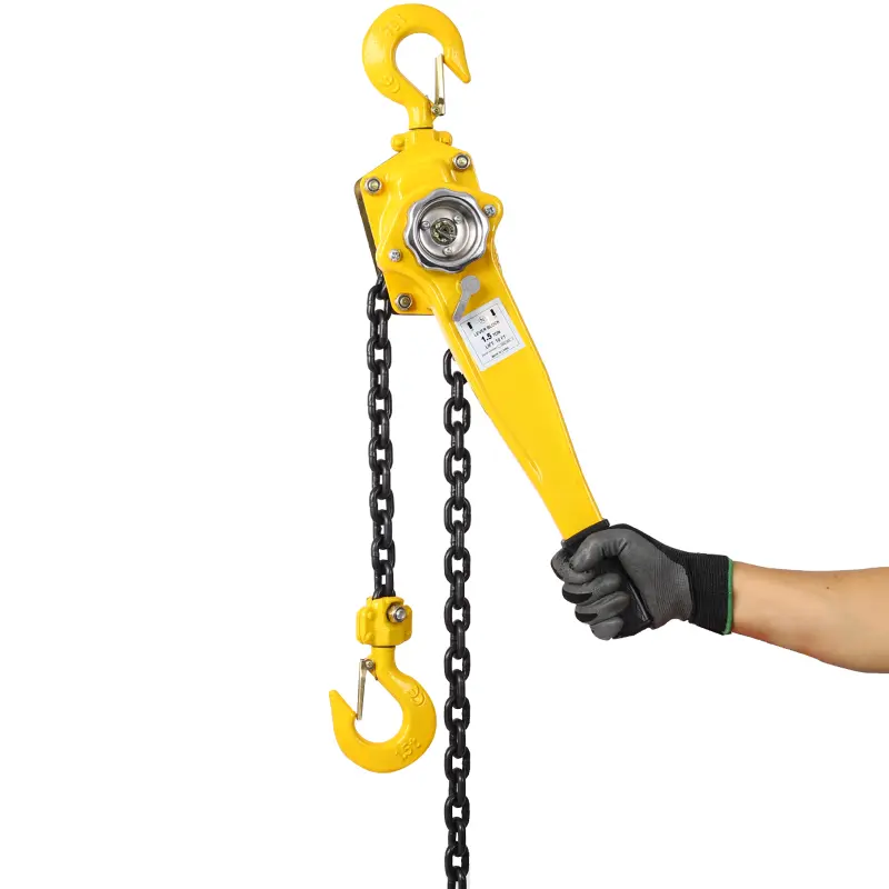 Lever Chain Hoist 3 Ton 6600LBS Capacity 20 FT Chain Come Along with Heavy Duty Hooks Ratchet Lever Chain Block Hoist Lift Puller