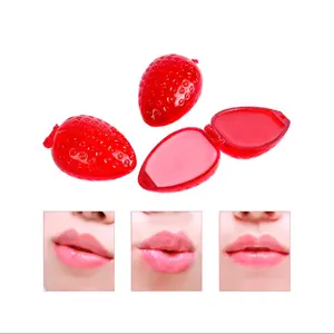 Strawberry Lip Balm for Skincare Comfort - Product for Skin Care and Comfort with Strawberry Design