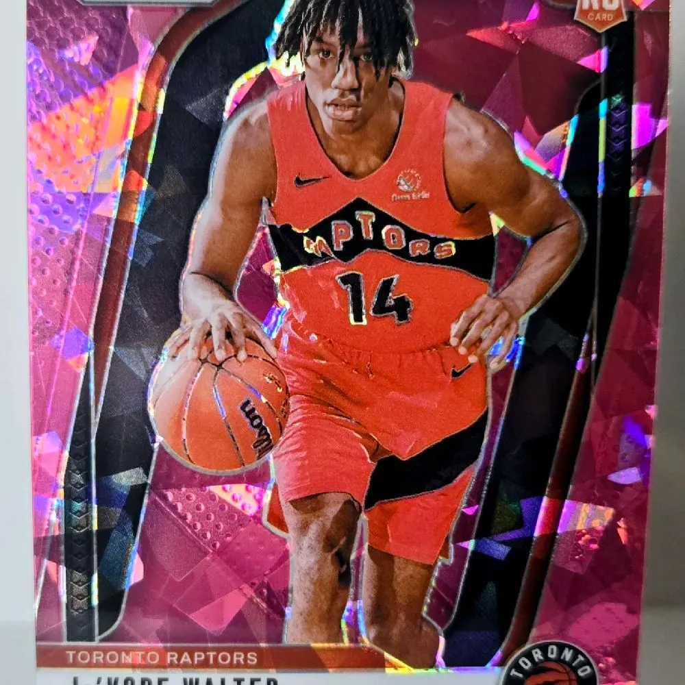 Ja'Kobe Walter -2024-25 Panini Prizm Basketball Pink Ice #223 RC Toronto Raptors