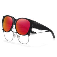 Black Frame Red Lens