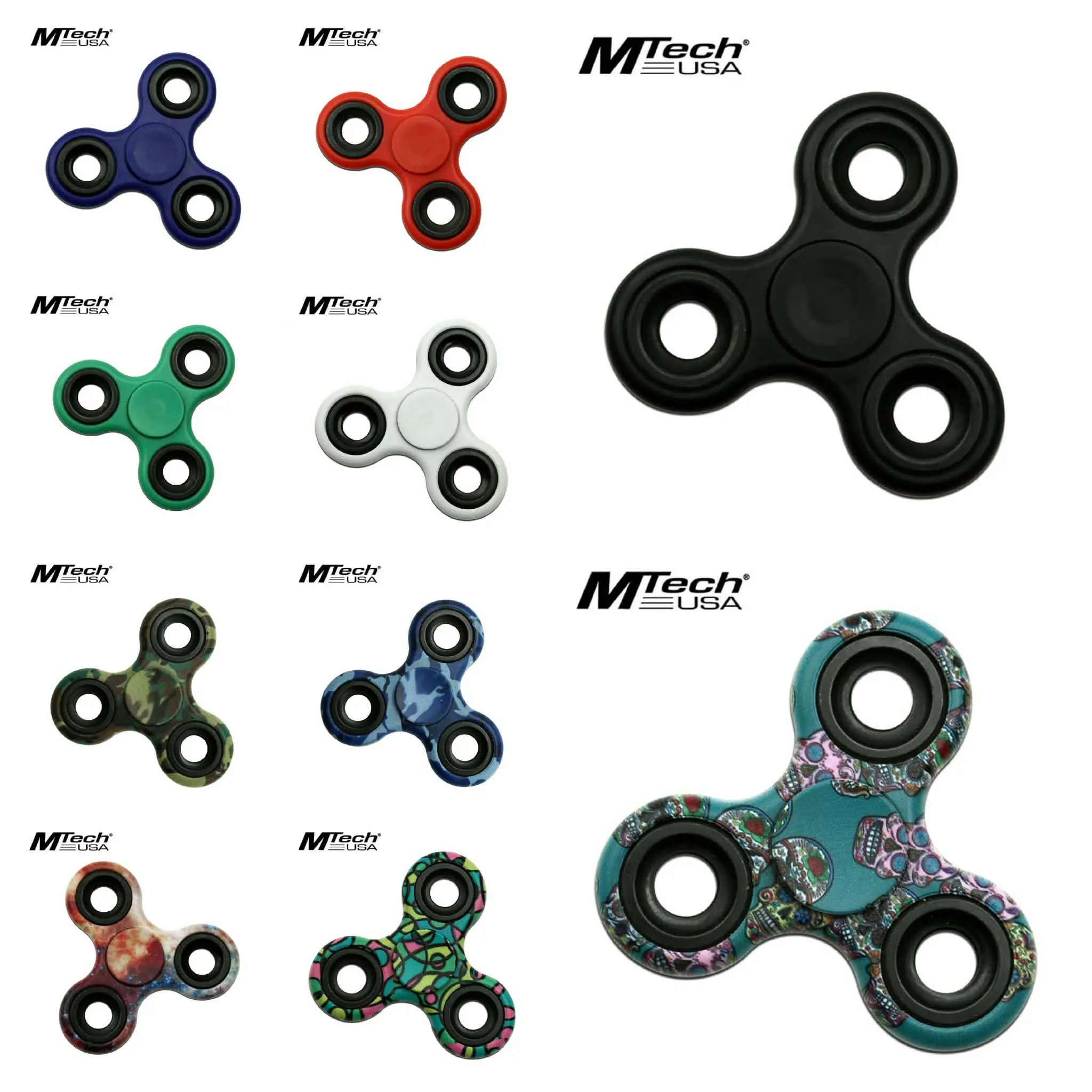 10 Pack Fidget Spinners