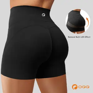 OQQ Women’s High Waist Butt-Lift Shorts for Women Gym Yoga Running Sport Active Exercise Shorts