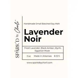 Lavender Noir Soy Wax Melt