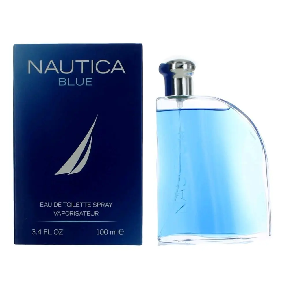 Nautica Blue Eau de Toilette for Men, Long-Lasting Aromatic Cologne for Daily Use, 3.4 oz / 100 ml Spray, 100 Ml Perfume, Dreamy Floral Musk, Dating