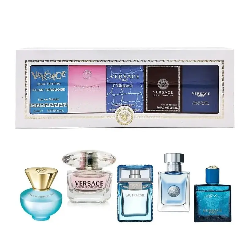 Versace Miniatures Collection 5pcs x 5ML Mini Gift Set Unisex