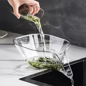 Multi-functional Drain Basket Drainage Basket Funnel Draining Bowls