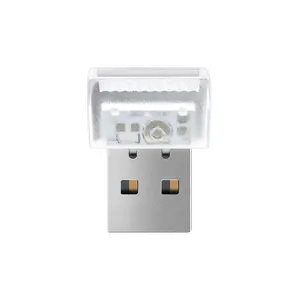 Car USB ambient light LED modification-free decorative light, in-car footwell lighting, car cigarette lighter atmosphere light