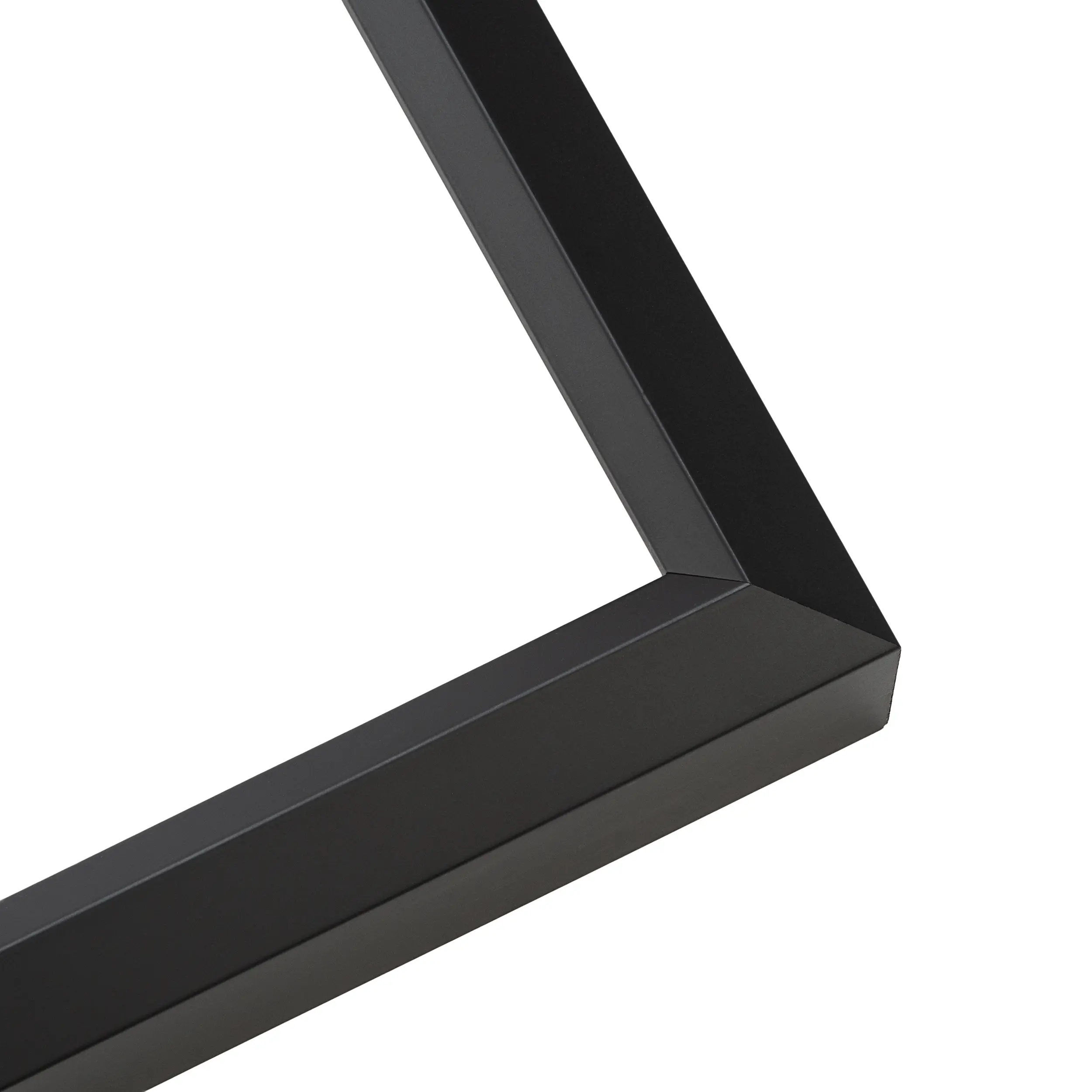 18x22 Minimalist Shadow Box Black Picture Frame - UV Acrylic, Backing, Hanging Hardware