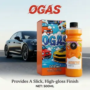 Father’s Day Gift for Dad – Ogas 2-in-1 Nano Coating Spray for Cars & Glass – Instant Shine & Water Beading Protection (500ml) Quick Car Wax Car Paint Waxing Car Paint Polishing