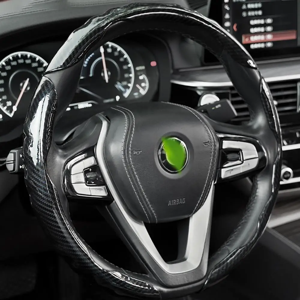 Car Steering Wheel Cover, Non-slip Car Steering Wheel Protector, Universal Car Steering Wheel Cover for Four Seasons, Car Decoration Accessories