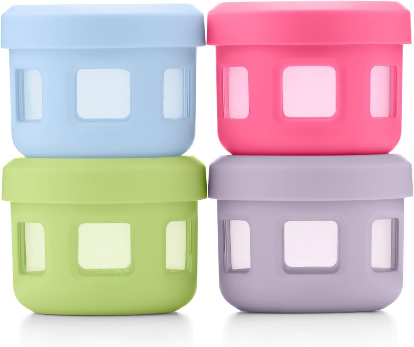 4oz Reusable Sauce Containers with Leakproof Lids – BPA-Free Dressing Cups for Lunchbox, Bento Box, Meal Prep, Travel & Picnic
