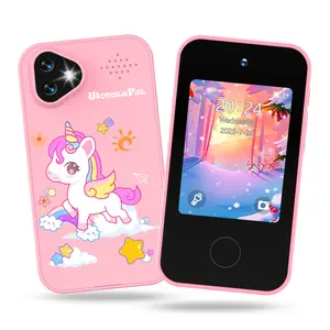 Smart Phone Toy with 2.8inch Digital Touchscreen Camera, MP3 Learning Smartphone with Front and Rear Dual-lens Camera, Creative Birthday and Holiday Gift Options