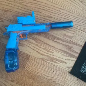 Electric Water Shooter with LED Lights, Powerful Squirt Water Pistol for Kids/Aldults,Long Range Shoot Reach To 26-35ft Outdoor Water Toy,High Powered IP67 Waterproof  for Summer, Outdoor,Party,Birthday Gift,Water Guns