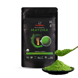 TEANAGOO Ceremonial Grade Matcha Powder Organic Vegan USDA Certified Gluten-free Sugar-free First-Harvest Matcha for Tea Ceremony Experience