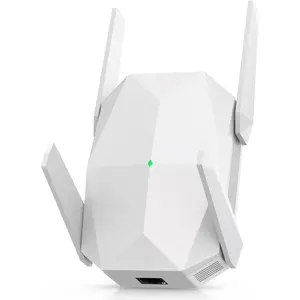 2025 AX3000 WiFi 6 Range Extender, WiFi Extender Signal Booster with Gigabit Ethernet Port, Dual Band (2.4G&5.8G) WiFi Repeater Cover to 13888sp.ft,  Speed and  Cover, Quick Setup (White)