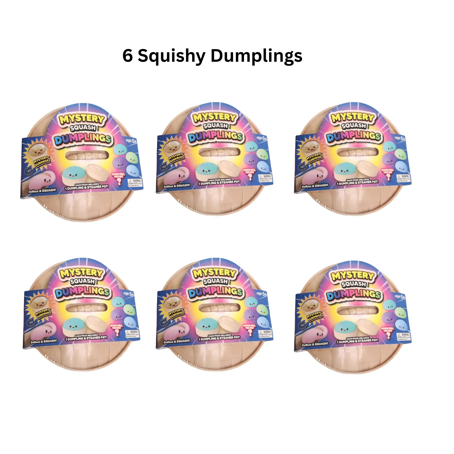Royal Deluxe Mystery Squash Dumplings Blind Box (6 pc)