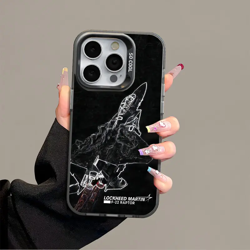 Performance fighter F-22  IPhone 17 Promax Phone Case Anti Drop Protective Case Suitable For iphone 16 15 14 13 SAMSUNG S26 S25 24 23 22 ULTRA Acrylic Phone Case