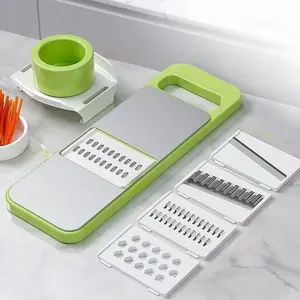 Multifunctional Stainless Steel Shredder Household Kitchen Vegetable Cutter Thick and Thin Shredded Cucumber and Potato Shredded Artifact Grater