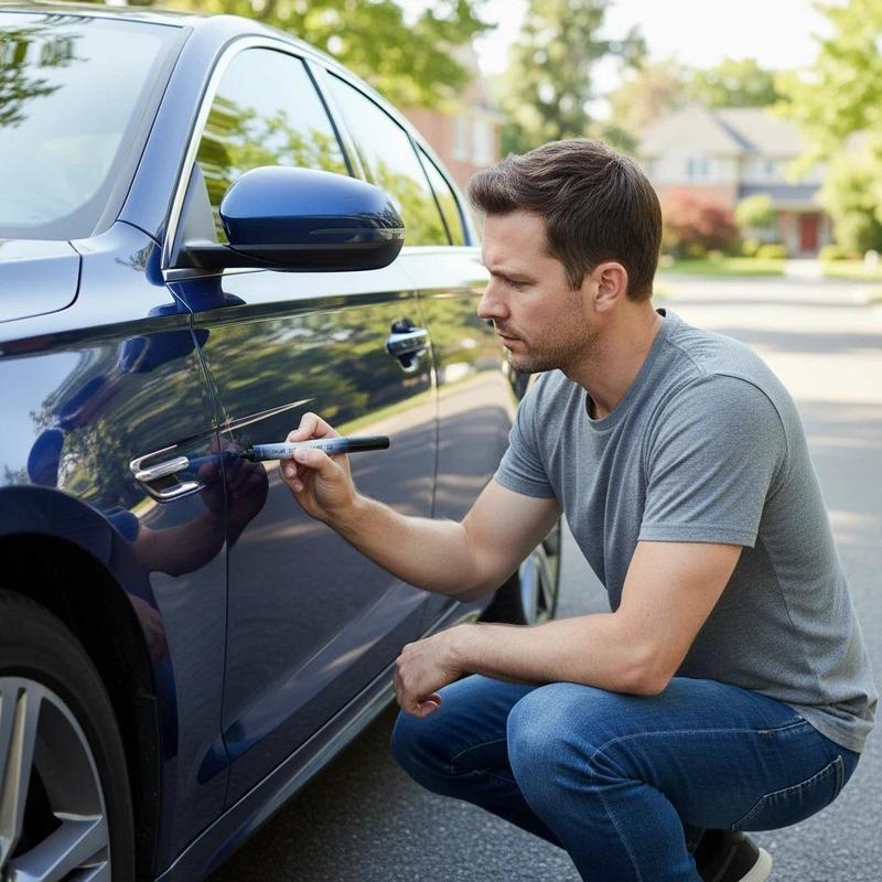 Car Scratch Repair Pen - Fix Paint Scratches & Scrapes in Seconds, All-in-1 Polish & Renew Kit for Quick Touch-Up