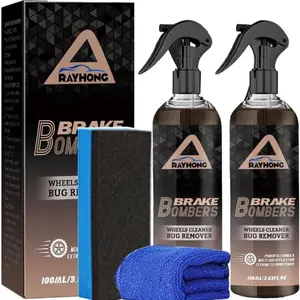 Brake Bomber Wheel Cleaner, Perfect for Car Cleaning Wheels and Tires, Safe on Alloy, Chrome, and Painted Wheels 2Pcs