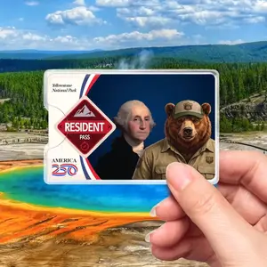 National Park Pass Sleeve Customer, America The Pass Card Cover, Anti trump