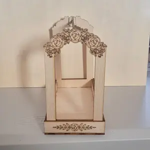 Wooden Earring Closet w/5 Hangers