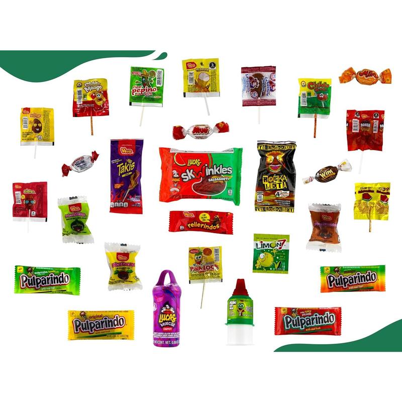 candy, Such as Sweet, Sour and Chili with Tangy taste of our Variety – Authentic Assortment Mexican candy (50 Count), by LookOn.