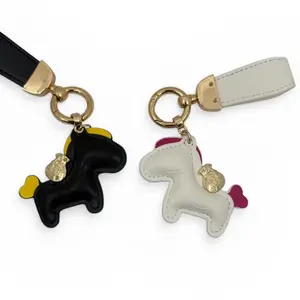 Mini Luxe Pony Charm Keychain