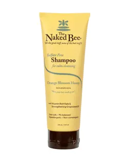 The Naked Bee Orange Blossom Honey Sulfate Free Shampoo with Kale Leaf Extract & Grapeseed Oil for Gentle Haircare and Moisture Conditioner Soothing