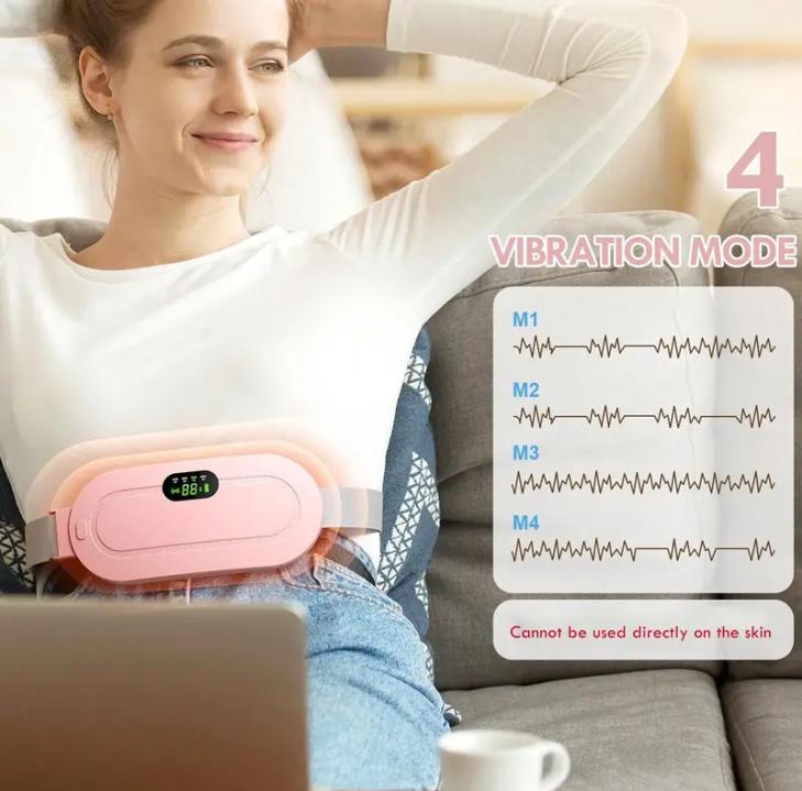 Smart Cordless Menstrual Heating Pad Belt with Vibrating Massage Electric  Waist Abdomen Warmer for Cramp Relief Portable Compact 1500mAh Battery  Capacity Perfect Gift for Women - TikTok Shop