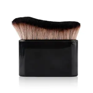 Self Tanning Brush, Self Tanner Applicator Blend Brush for Beauty Tan Bronzer, Foundation Makeup Spray Tan Blending Body Brushes for Face Leg(Black-Brown)