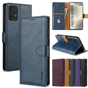 Flip Leather Case For Samsung Galaxy A55 A15 A35 A25 A17 A16 A56 A36 A14 A34 A54 A13 A23 A33 A53 A52 A72 A32 A12 5G Wallet Cover