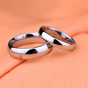 2 minimalist stainless steel couple rings - daily wear - party - holiday gift - engagement, wedding